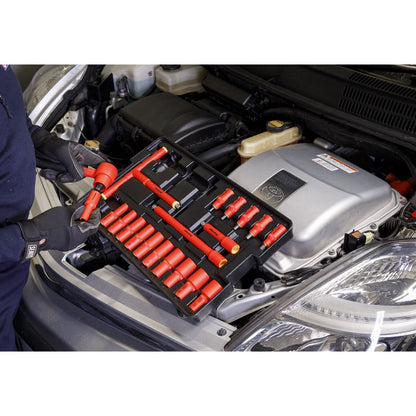 Sealey AK7938 1000V Insulated Tool Kit 3/8"Sq Drive 50pc Sealey