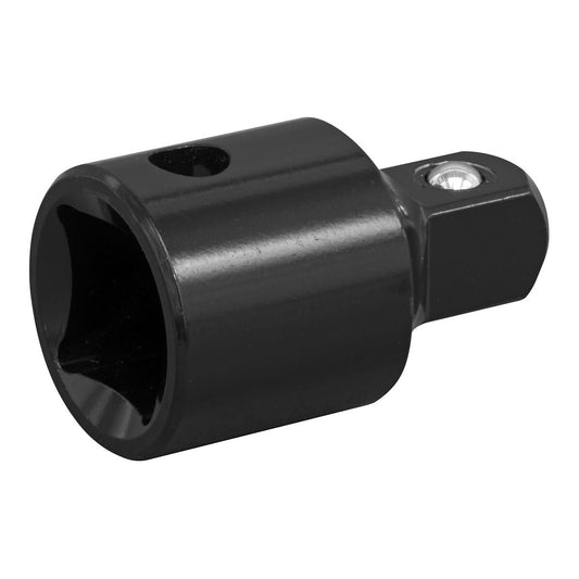 Sealey AK5401 Impact Adaptor 1/2"Sq Drive Female - 3/8"Sq Drive Male Sealey