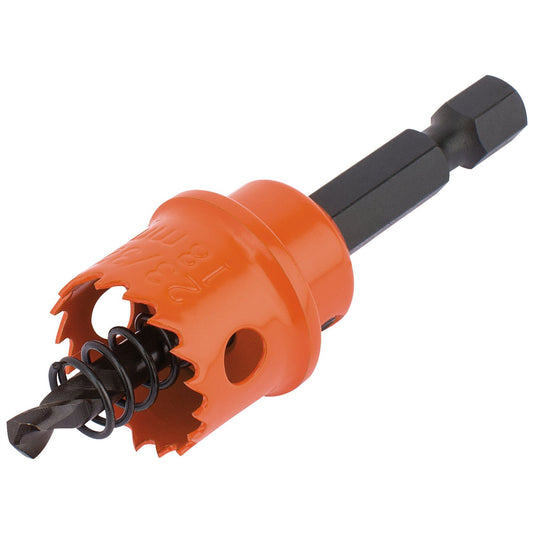 Draper 71972 Bi-Metal Hole Saw with Integrated Arbor 18mm Draper