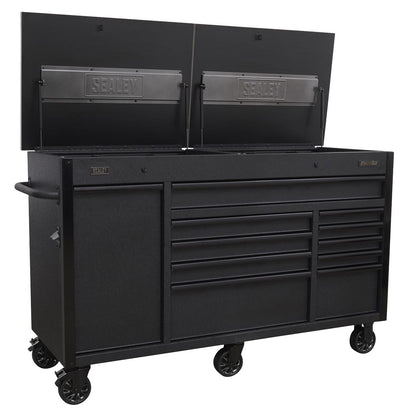 Sealey AP6310BE Mobile Tool Cabinet 1600mm with Power Tool Charging Drawer Sealey