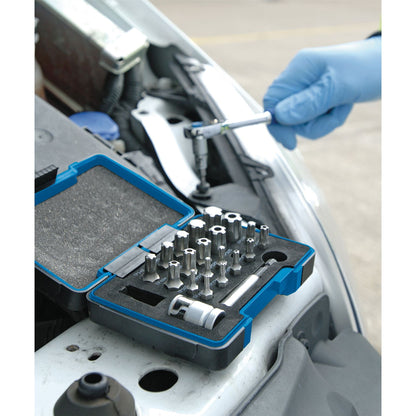 Draper 23241 TX-STAR® 1/4 Plus Bit Set 3/8" Sq. Dr. 23 Piece Draper