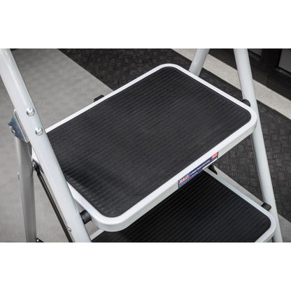 Sealey ASL23 Step Stool 3-Tread 150kg Capacity EN 14183 Sealey