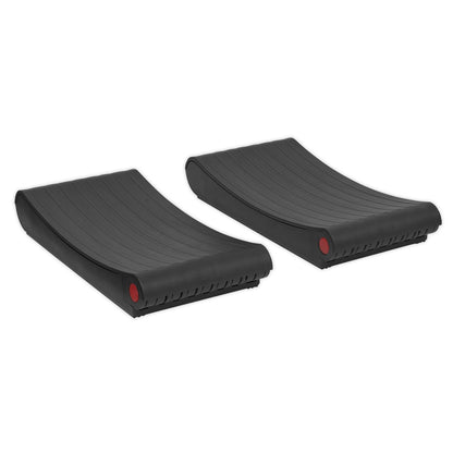 Sealey WCF01 Folding Wheel Chocks - Pair Sealey