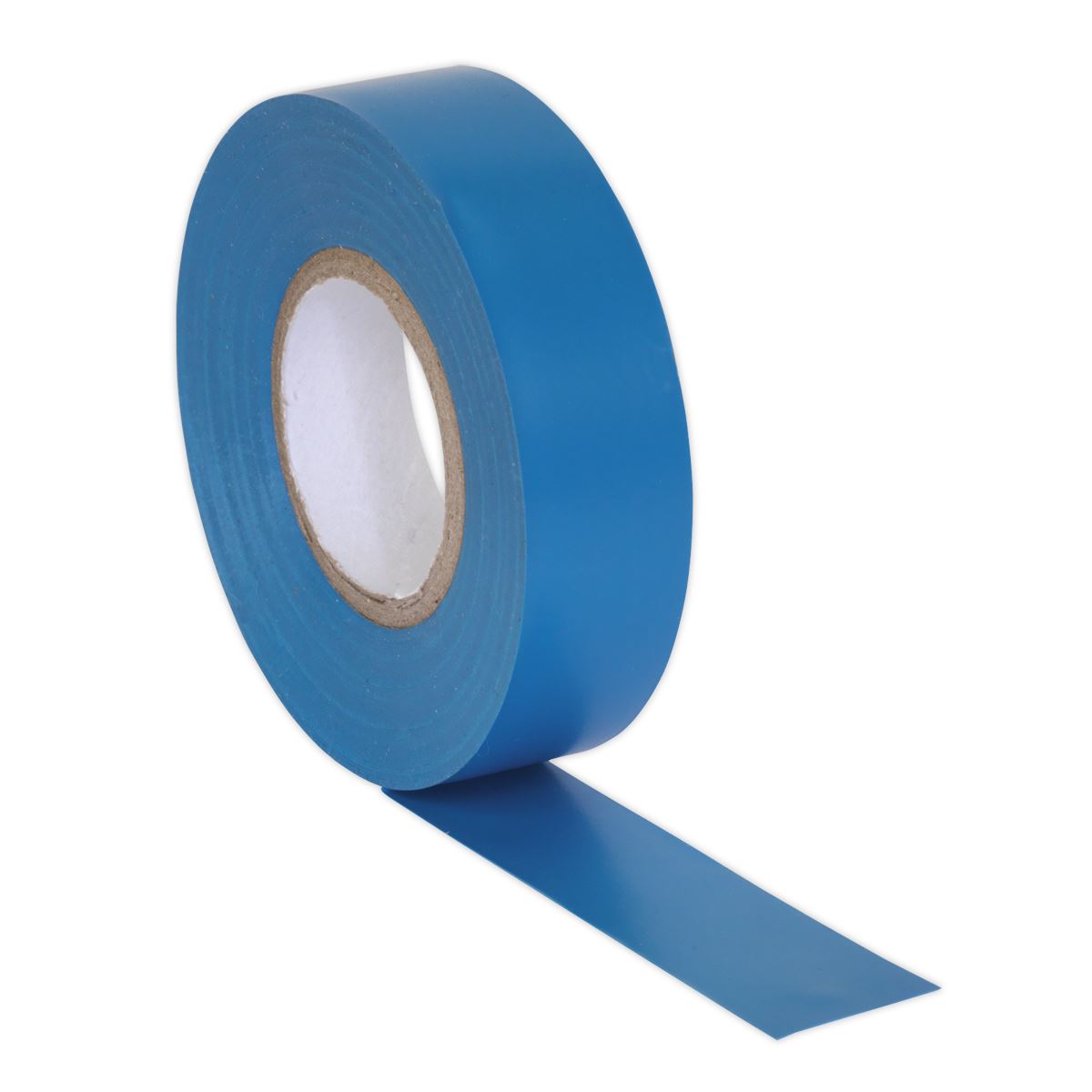 Sealey ITBLU10 PVC Insulating Tape 19mm x 20m Blue Pack of 10 Sealey