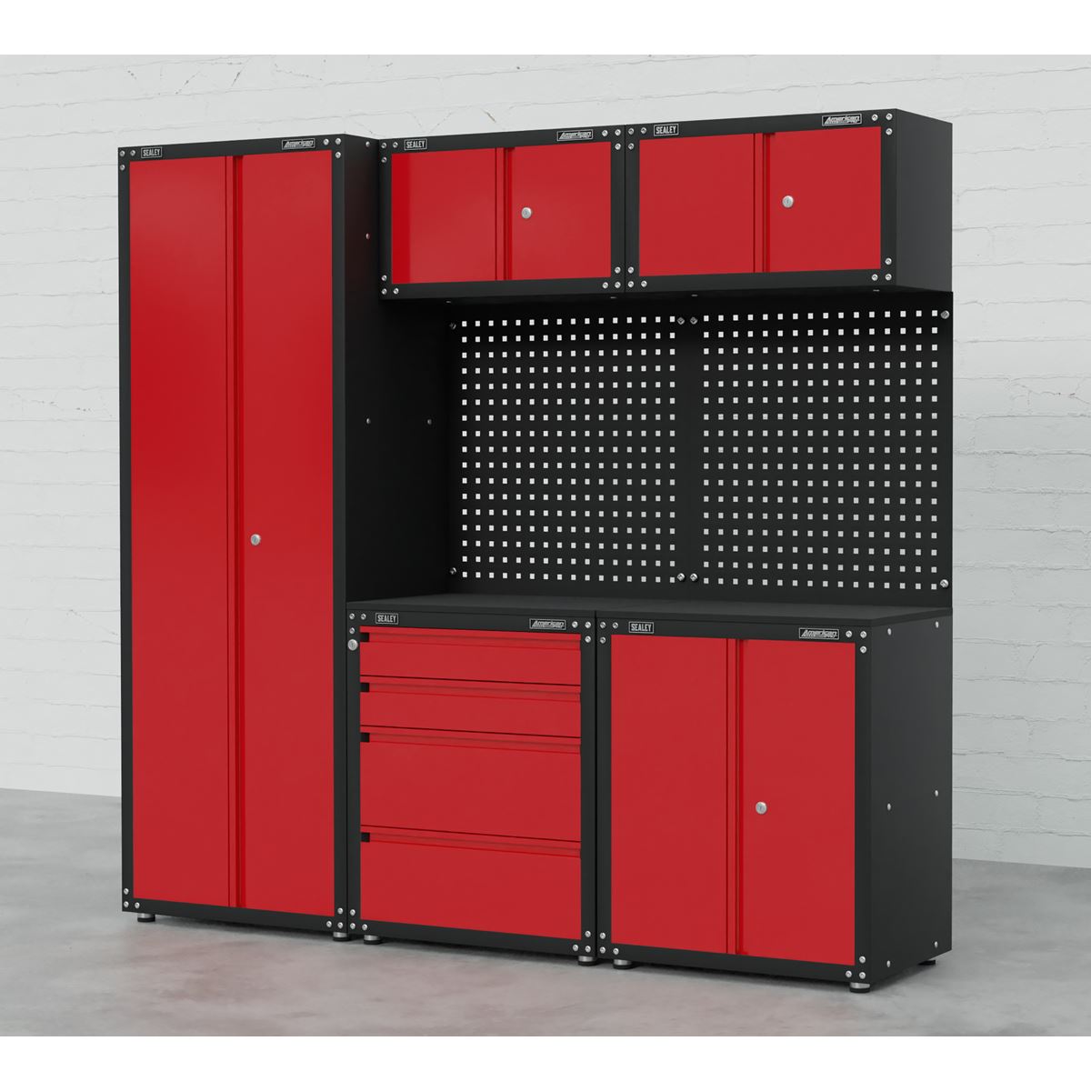 Sealey APMS80COMBO3 American PRO® 2.0m Storage System Sealey