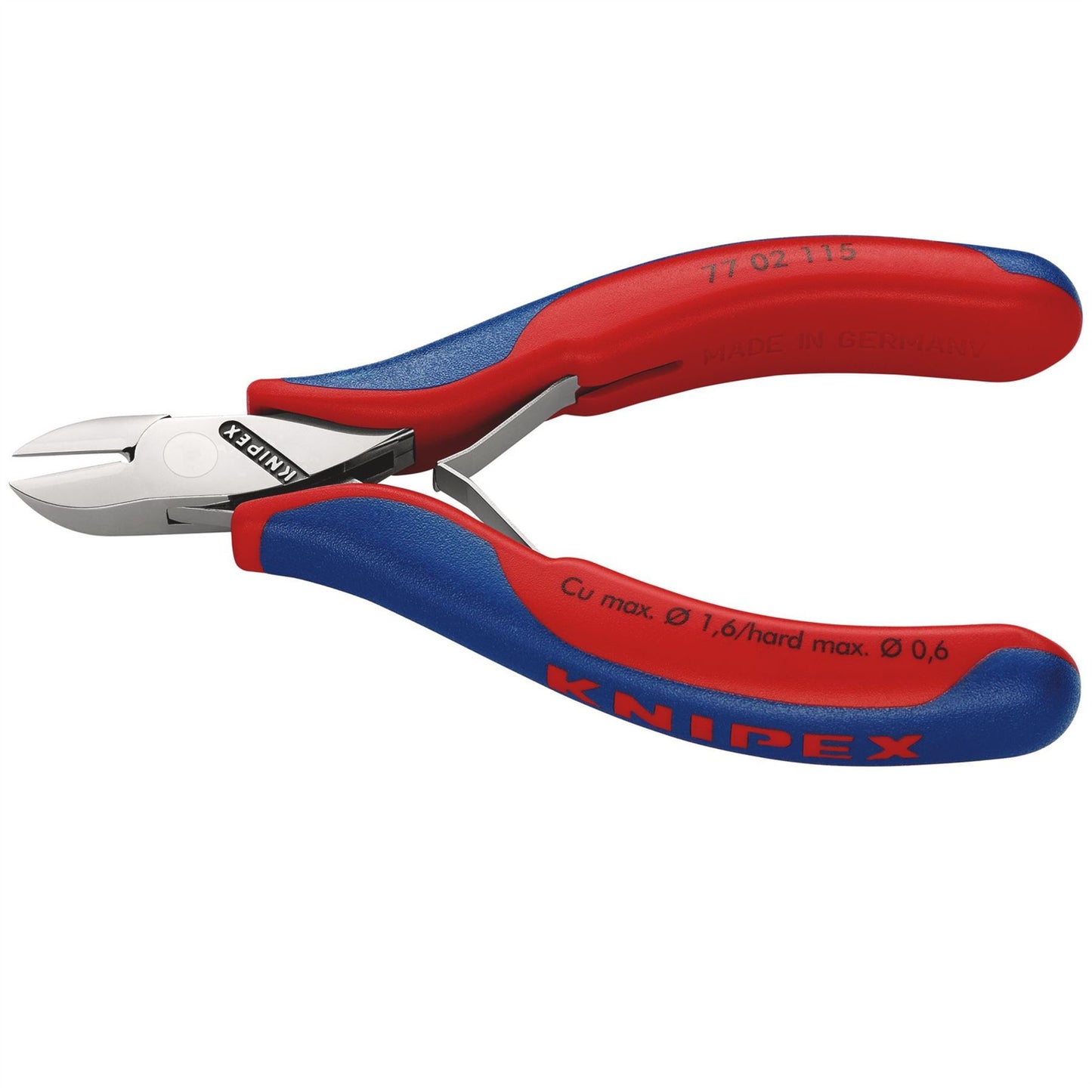 Knipex 27721 77 02 115 Electronics Diagonal Cutter with box joint with multi-component grips 115mm Knipex