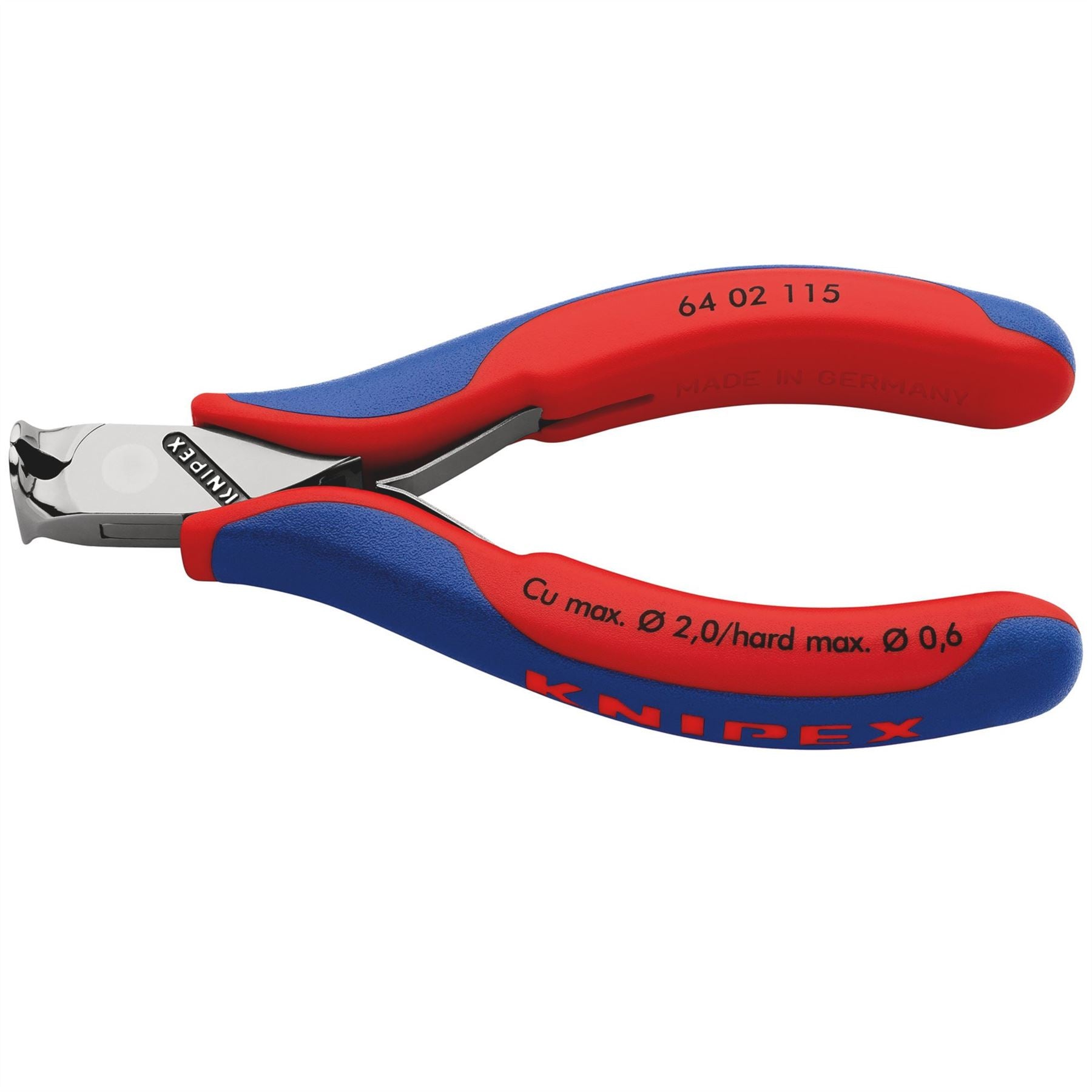 Knipex 27712 64 02 115 Electronics End Cutting Nipper with multi-component grips 115mm Knipex