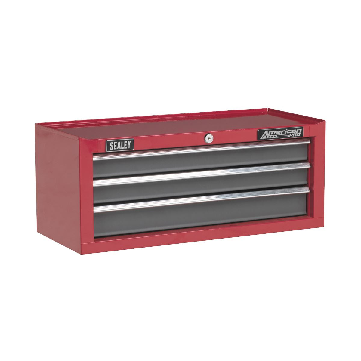 Sealey AP22309BB Mid-Box Tool Chest 3 Drawer with Ball-Bearing Slides - Red/Grey Sealey