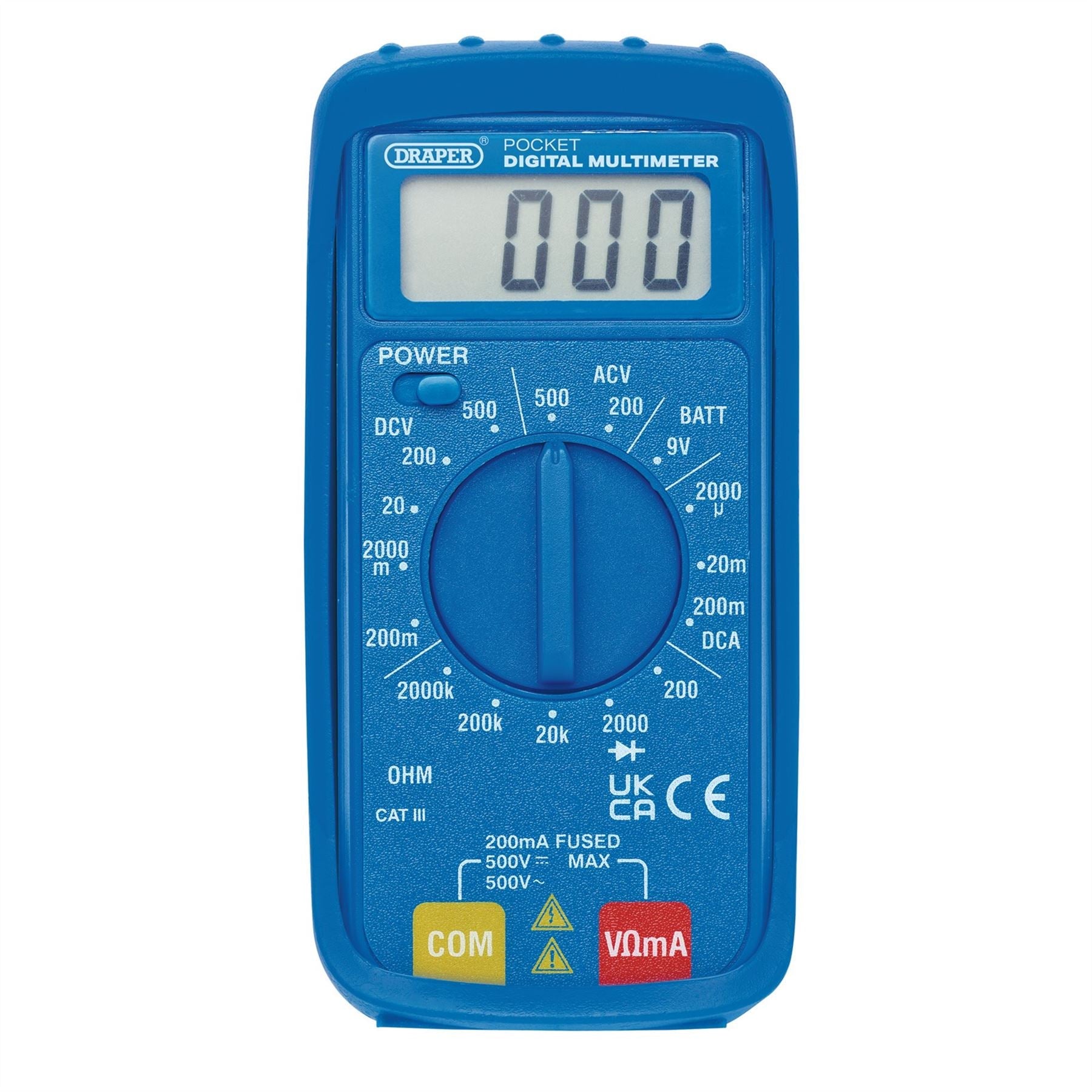 Draper 52320 Pocket Digital Multimeter 500V AC/DC Draper