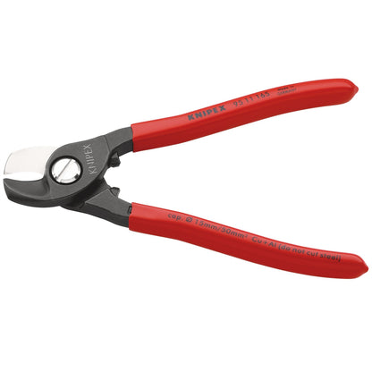 Knipex 19590 95 11 165 Cable Shears plastic coated burnished 165mm Knipex
