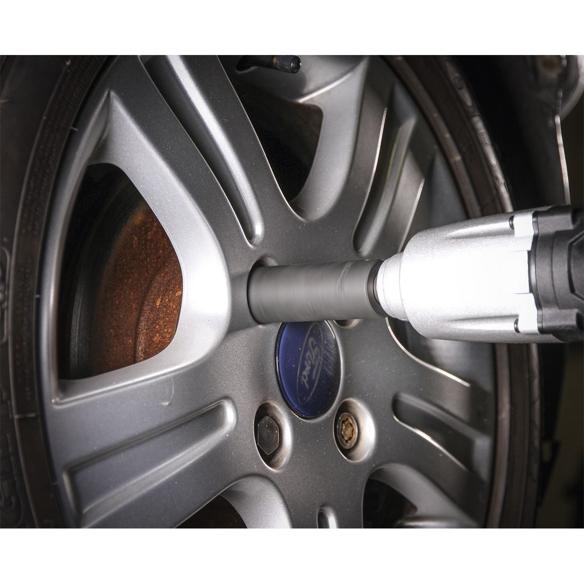 Sealey AK5817M Impact Socket Set 16pc 1/2"Sq Drive Deep Lock-On™ 6pt Metric Sealey