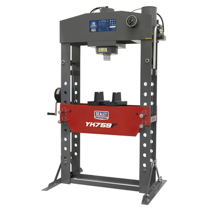 Sealey YK759F Premier Hydraulic Floor Type Press 75 Tonne Sealey