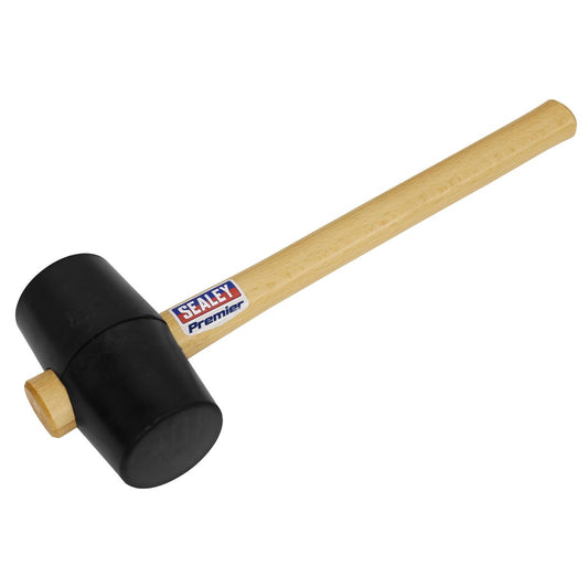 Sealey RMB175 Rubber Mallet 1.75lb Black Sealey