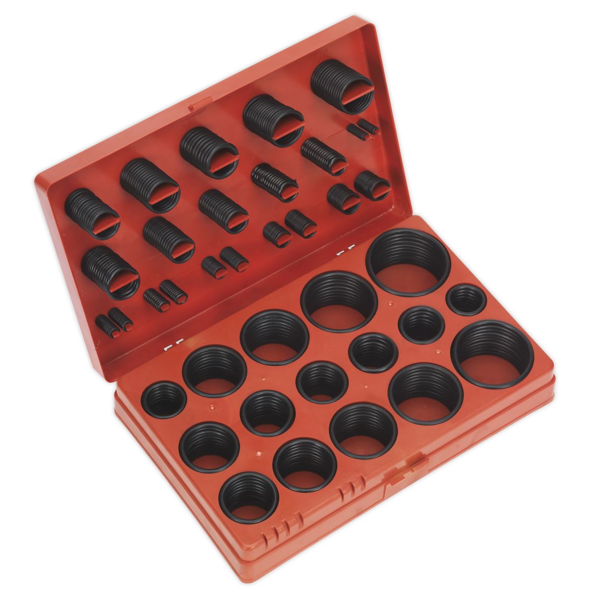 Sealey BOR419 Rubber O-Ring Assortment 419pc - Metric Sealey