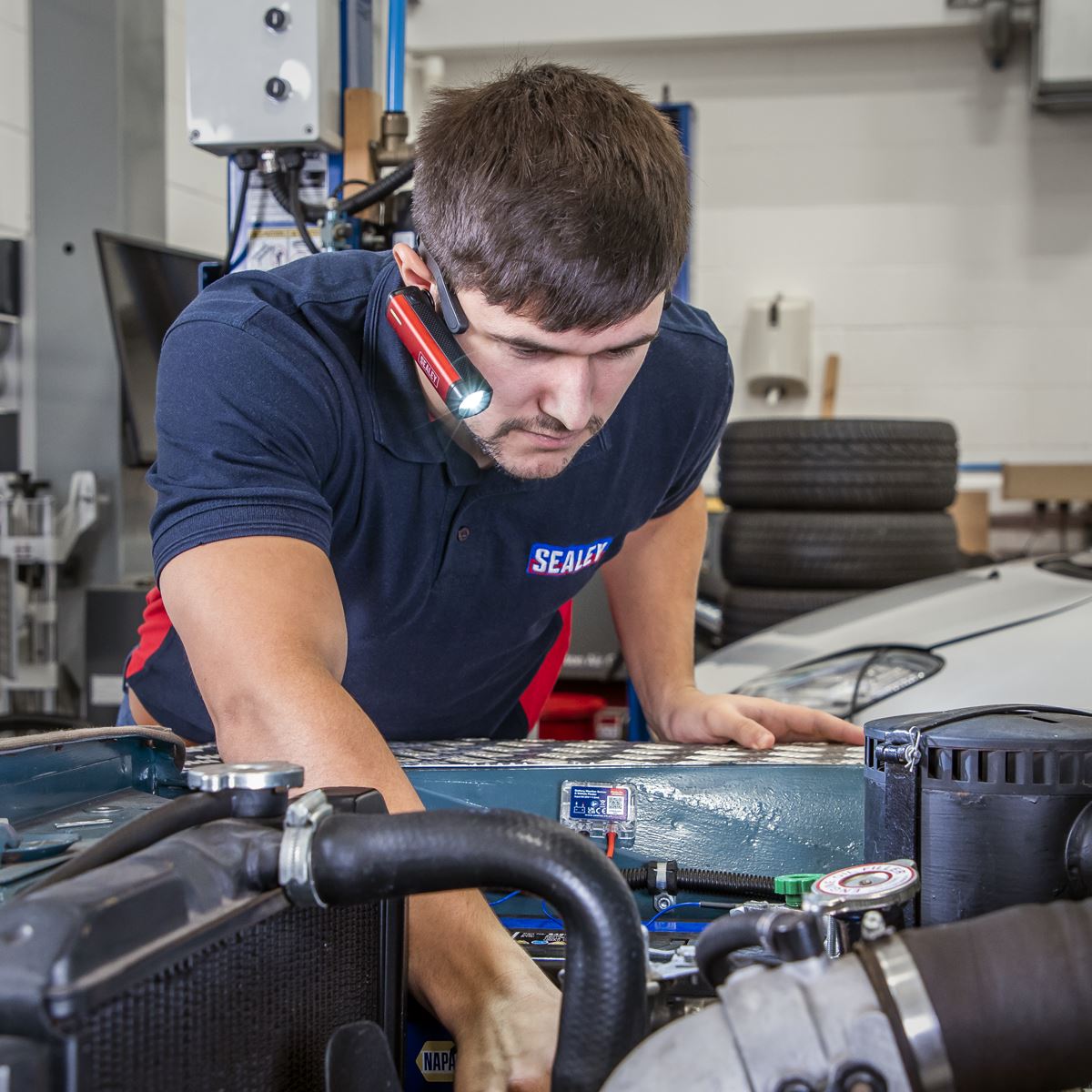 Sealey HT301R Rechargeable Head Torch 2.5W SMD LED Sealey