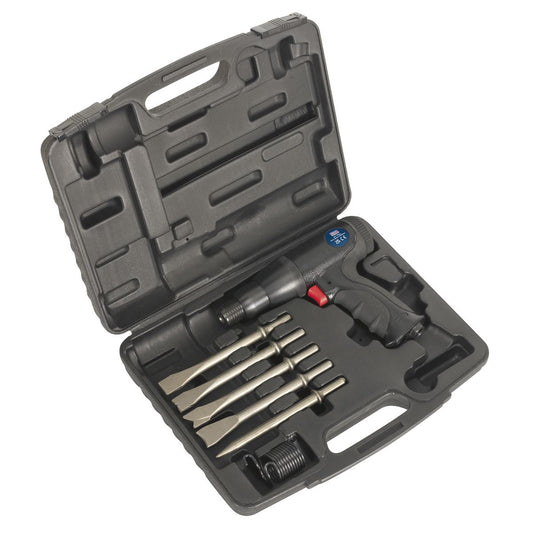Sealey SA614 Air Hammer Kit Composite Premier - Long Stroke Sealey
