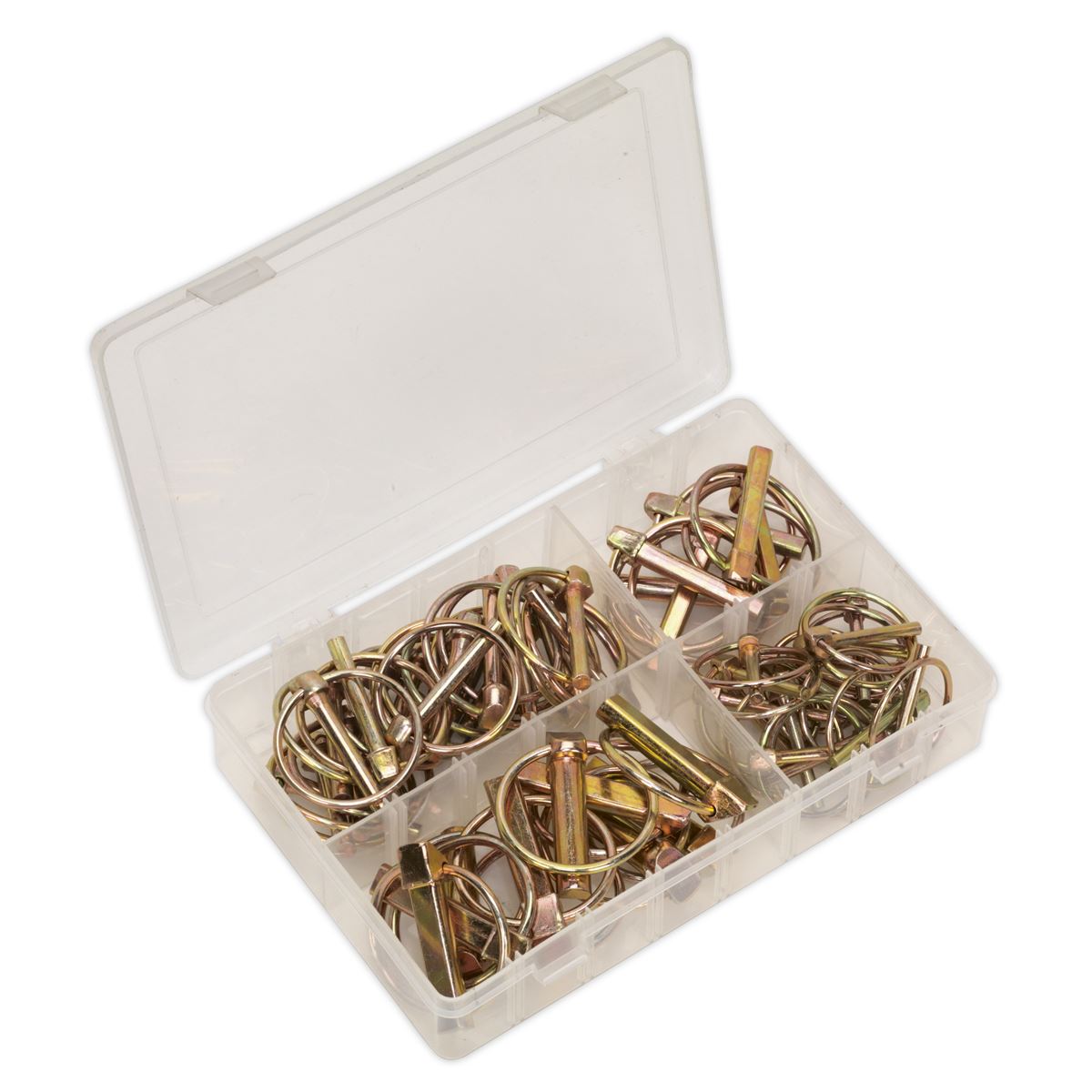 Sealey AB022LP Linch Pin Assortment 50pc Metric Sealey