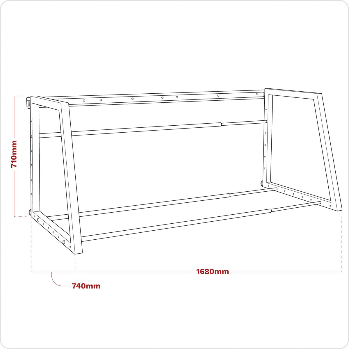 Sealey STR001 Extending Tyre Rack Wall or Floor Mounting Sealey