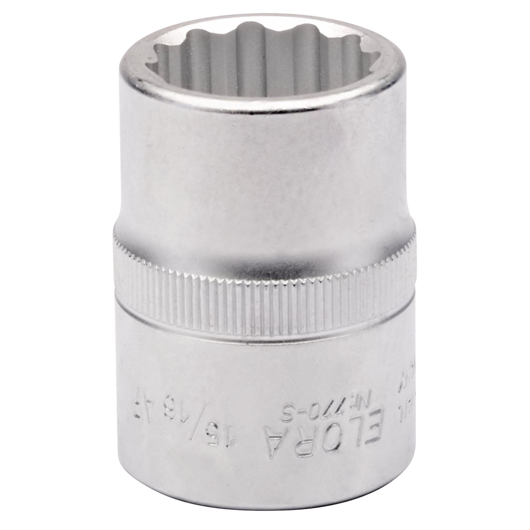 Elora 00468 Bi-Hexagon Socket 15/16" 3/4" Sq. Dr. Elora