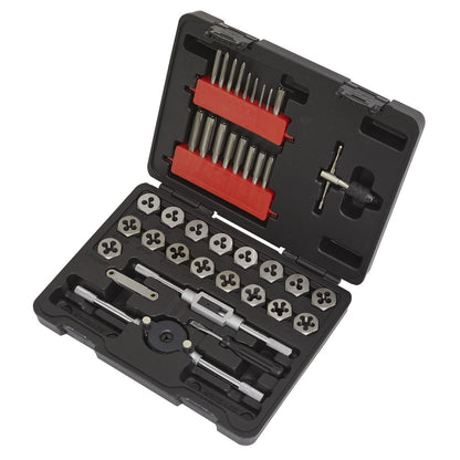 Sealey AK3039HM Tap & Hex Die Set 39pc - Metric Sealey