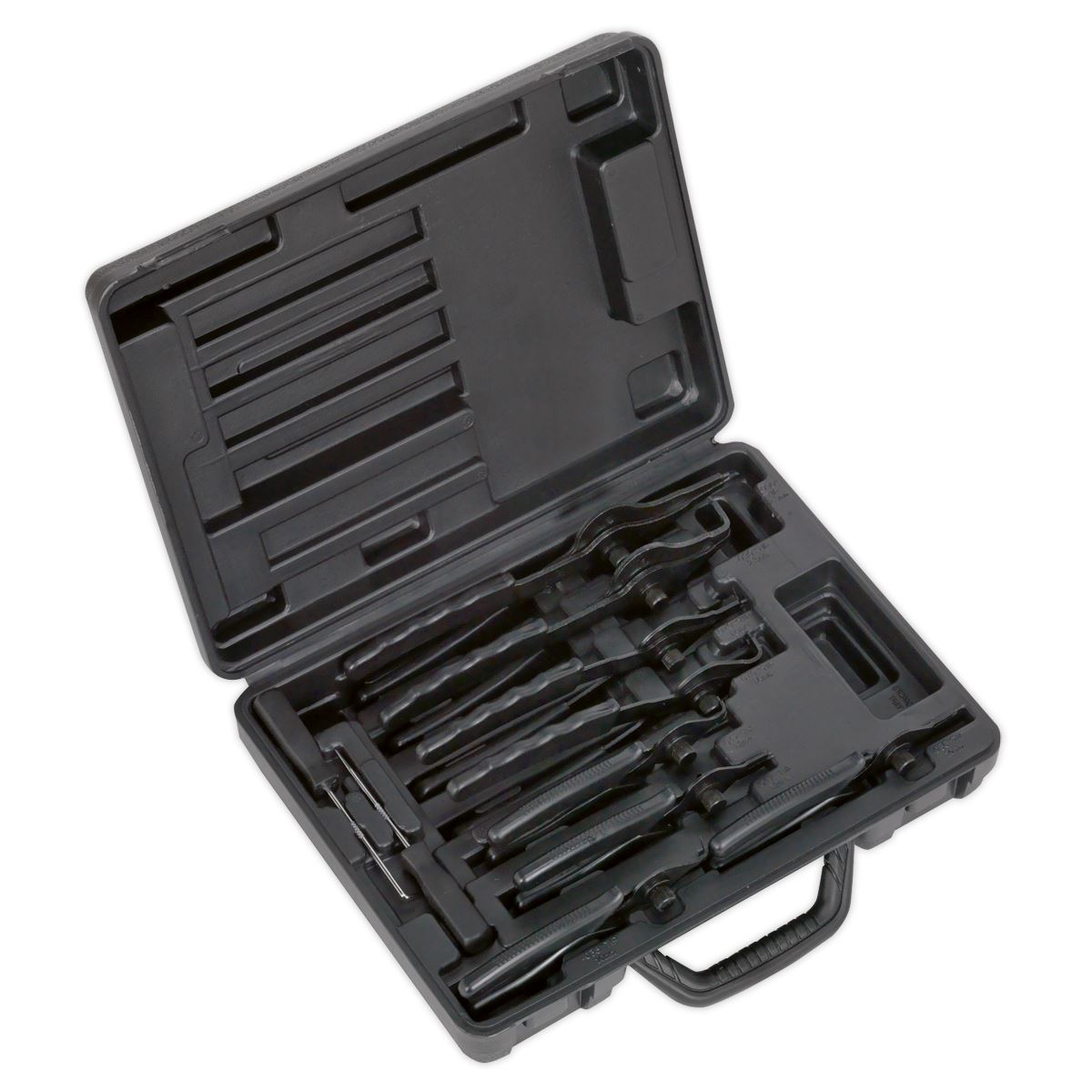 Siegen S01064 Circlip Pliers Set 10pc Internal/External Siegen