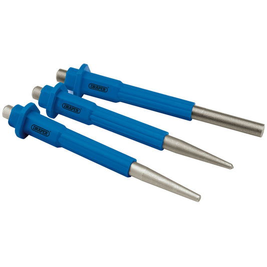 Draper 72041 Nailset Centre Punch and Pin Punch Set 3 Piece Draper