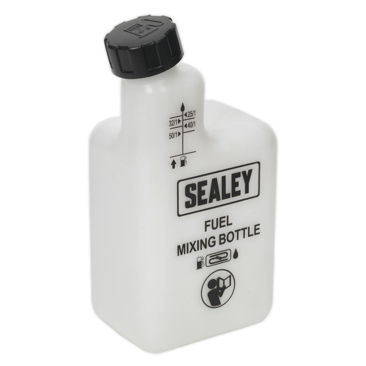 Sealey JMIX01 Petrol/Fuel 2-Stroke Mixing Bottle 1L Sealey