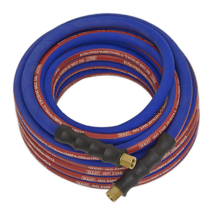 Sealey AH10R Air Hose 10m x Ø8mm with 1/4"BSP Unions Extra-Heavy-Duty Sealey