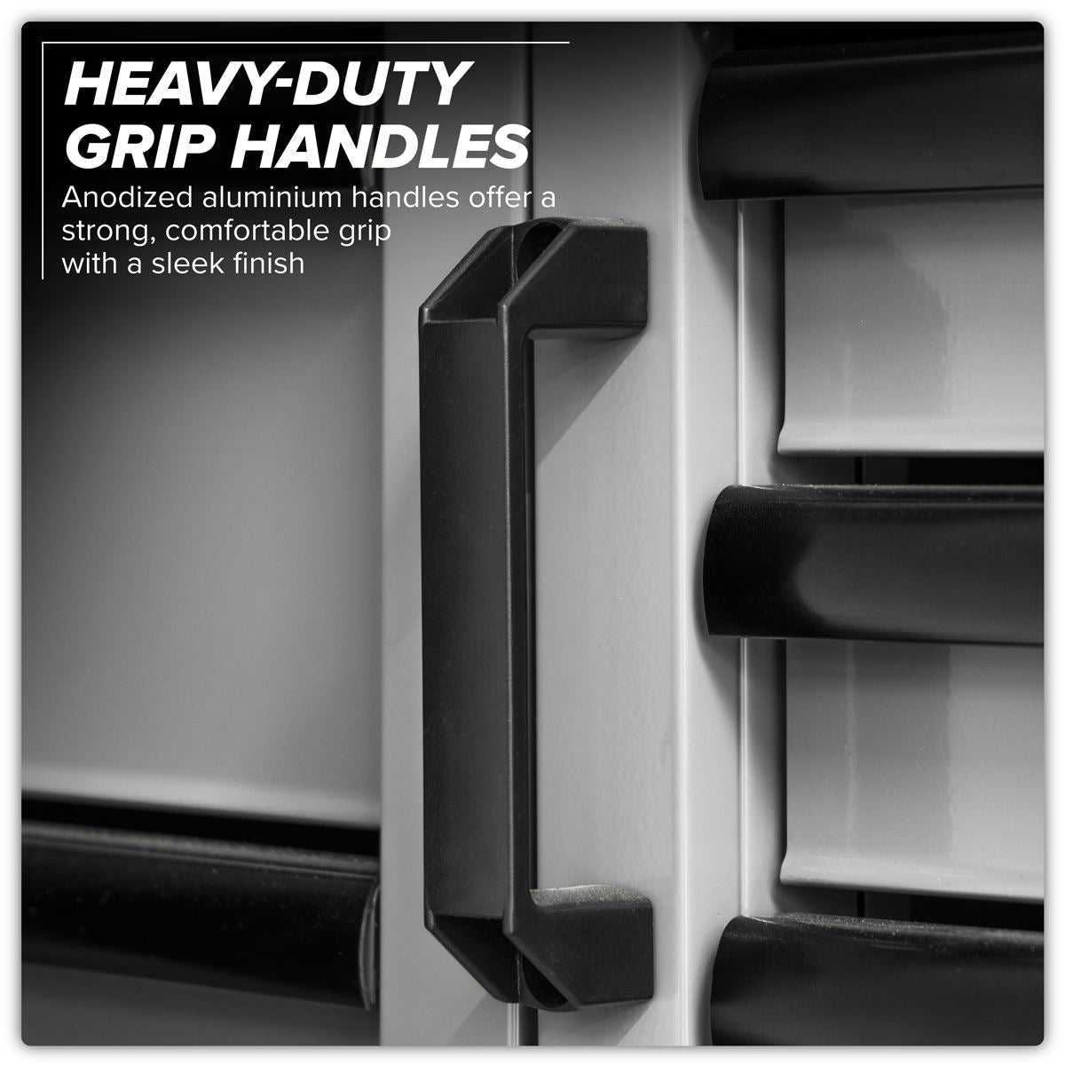 Sealey APMSBESTACK02SS Superline PRO® Black Edition Storage System with Stainless Worktop 2.64m Sealey