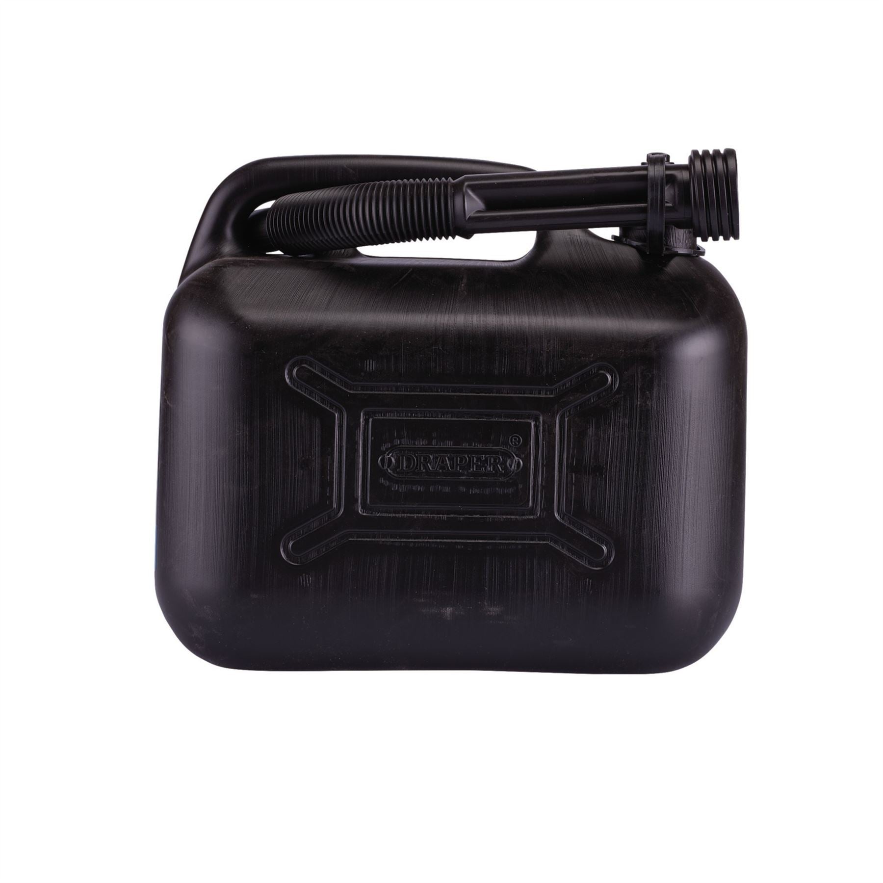 Draper 09053 Plastic Fuel Can 5L Black Draper