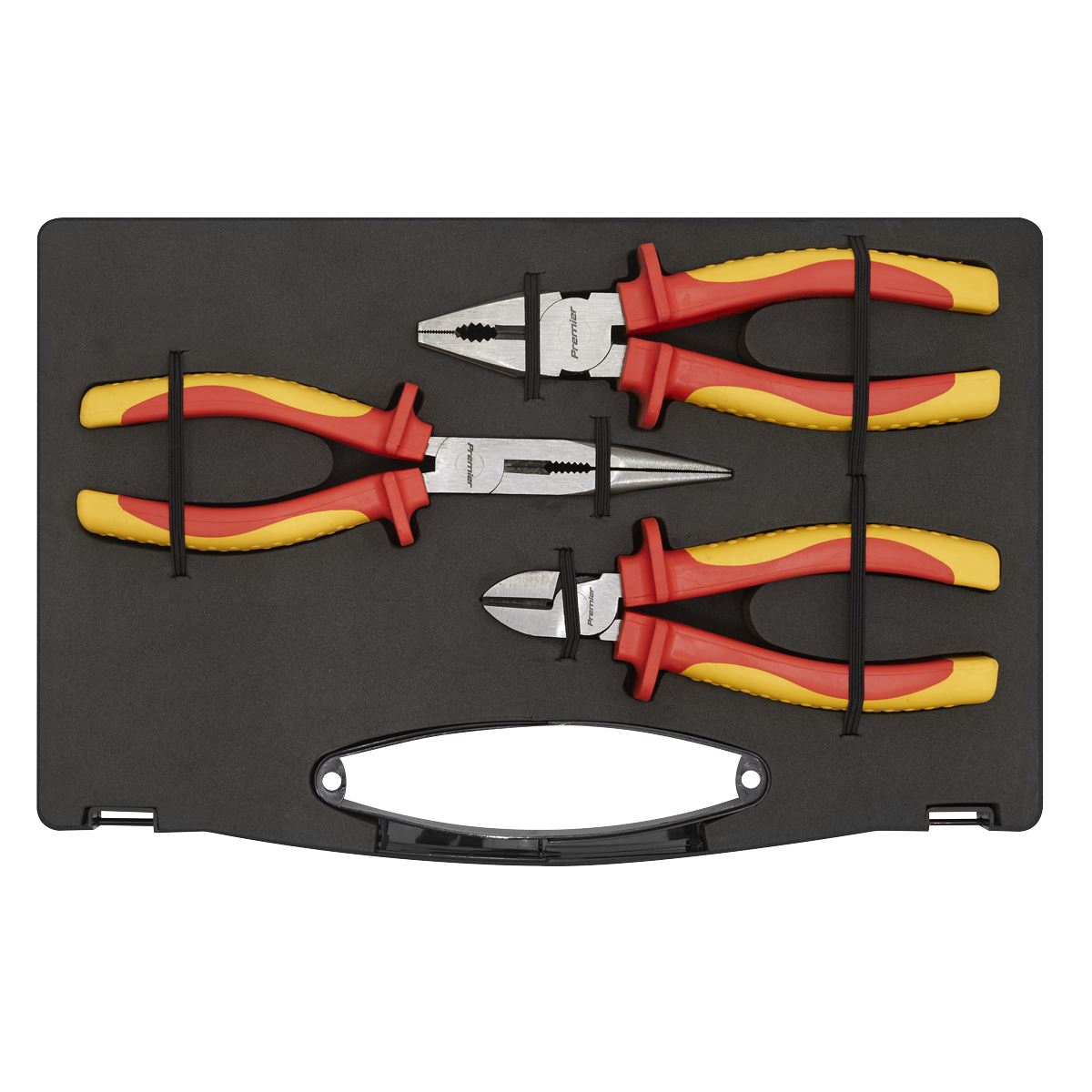 Sealey AK83452 Pliers Set 3pc VDE Approved Sealey