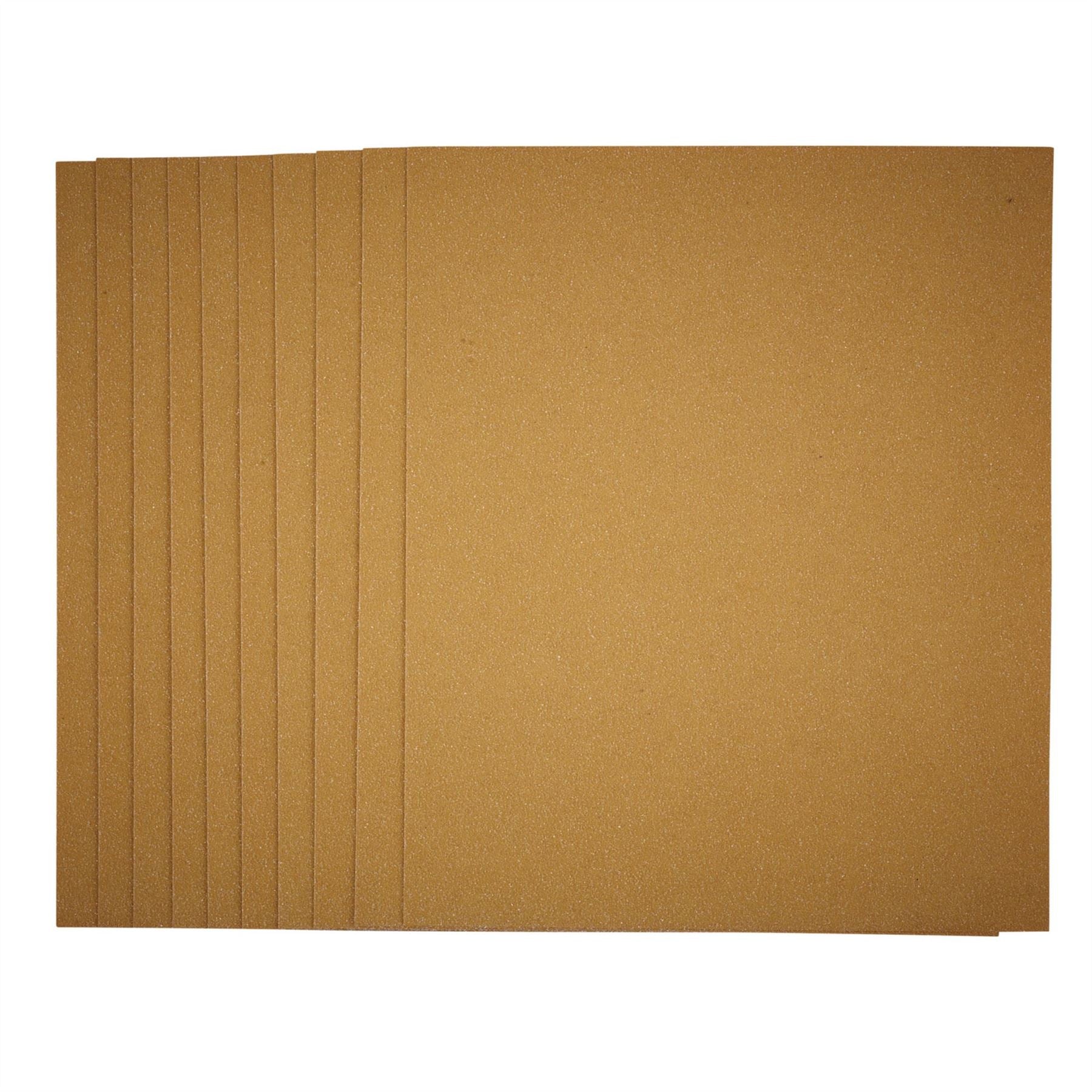 Draper 37778 General Purpose Sanding Sheets 230 x 280mm 60 Grit Pack of 10 Draper