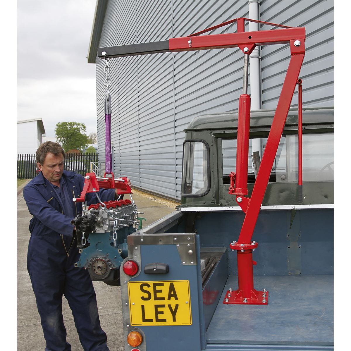 Sealey SSC750 Static Mounted Crane 750kg Sealey