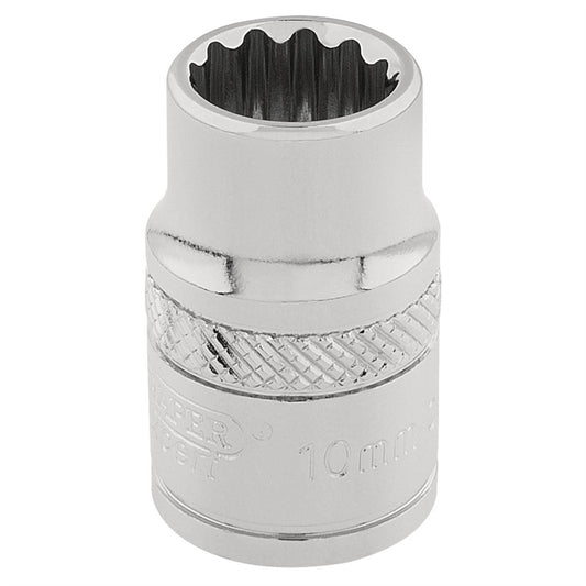 Draper 32770 HI-TORQ® 12 Point Socket 3/8" Sq. Dr. 10mm Draper