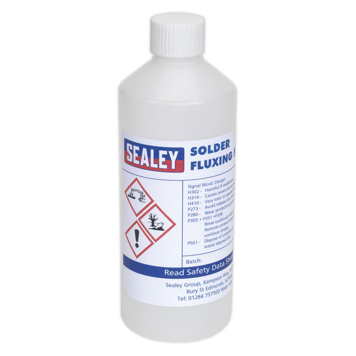 Sealey SOLFLUX Solder Fluxing Fluid 500ml Bottle Sealey