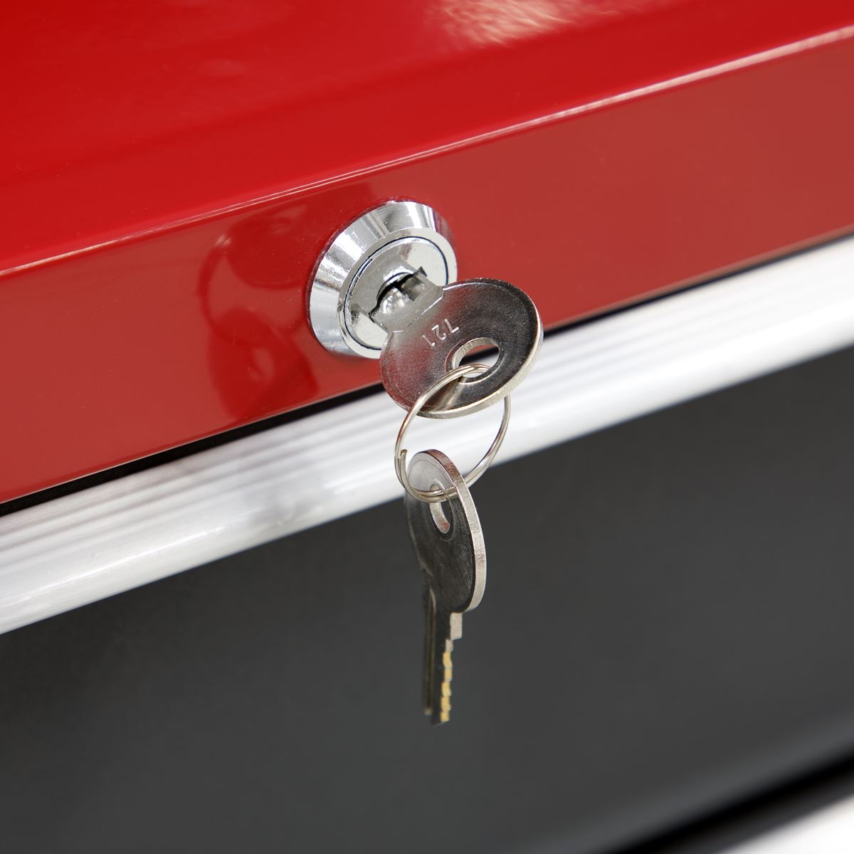 Sealey AP22505BB Rollcab 5 Drawer with Ball-Bearing Slides - Red/Grey Sealey