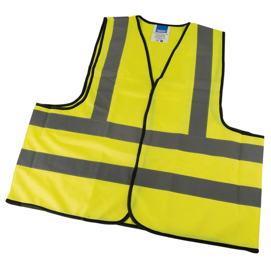 Draper 73742 High Visibility Traffic Waistcoat to EN471 Class 2L Extra Large Draper