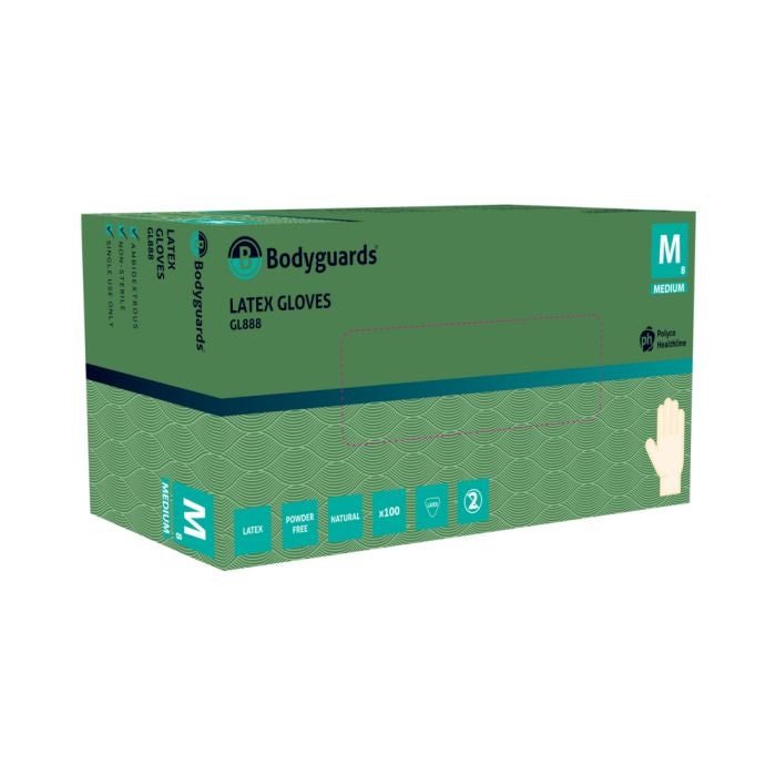Bodyguards GL888 Powder Free Latex Disposable Gloves Bodyguards