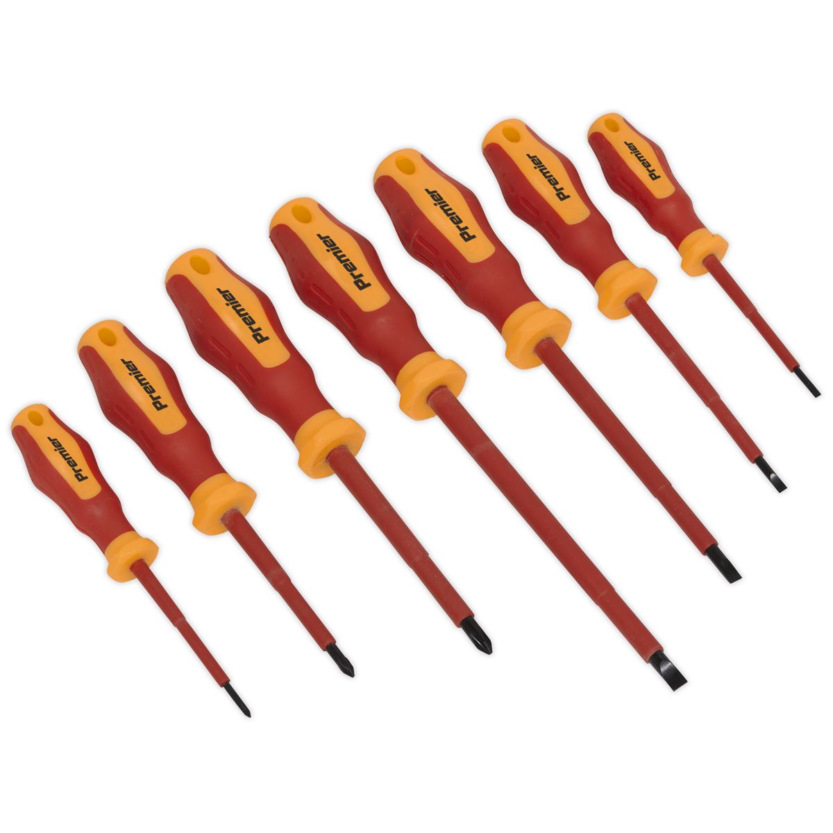 Sealey AK6125 Screwdriver Set 7pc VDE Approved Sealey