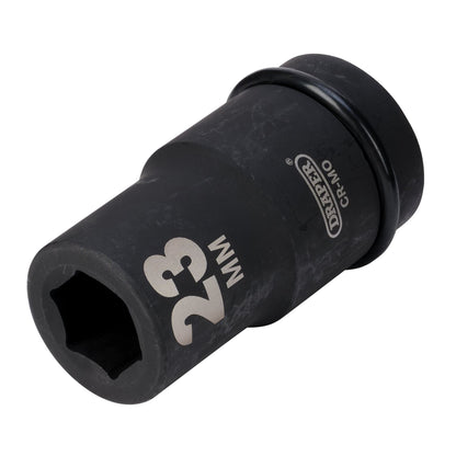 Draper 05138 Hi-TORQ® Deep Impact Socket 1" Sq. Dr. 23mm Draper