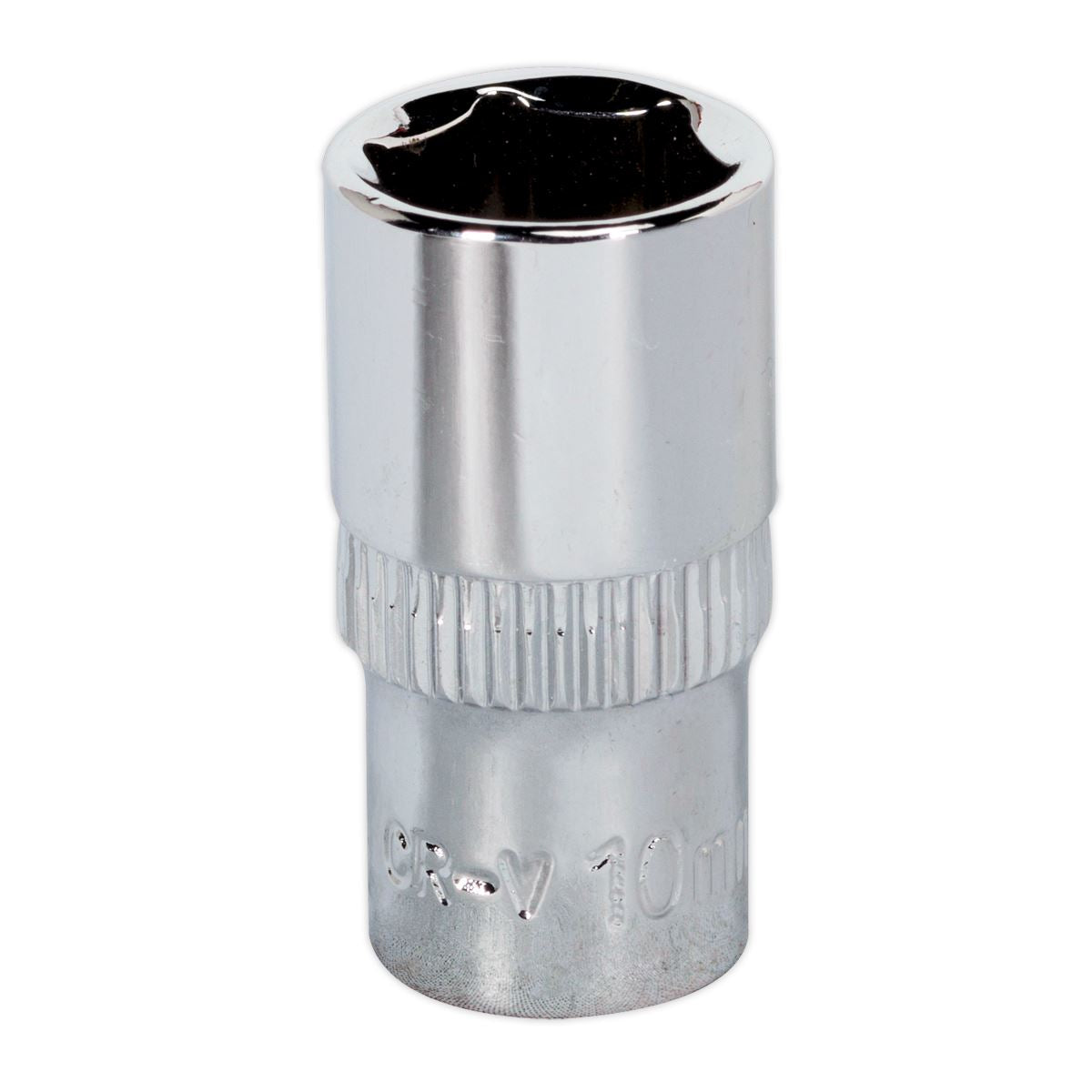 Sealey SP1410 WallDrive® Socket 10mm 1/4"Sq Drive Fully Polished Sealey