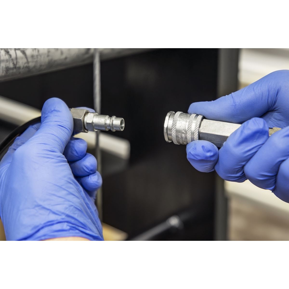 Sealey PPF100S Viking Floor Type Air/Hydraulic Press with Sliding Ram & Foot Pedal 100 Tonne Sealey