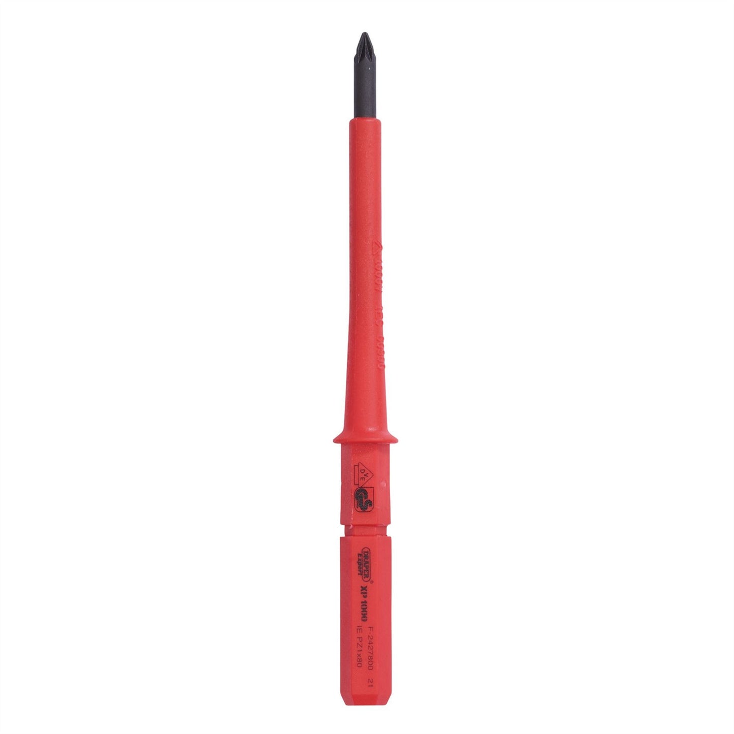 Draper 24745 XP1000® VDE PZ Type Interchangeable Screwdriver Blade No.1 x 80mm Draper