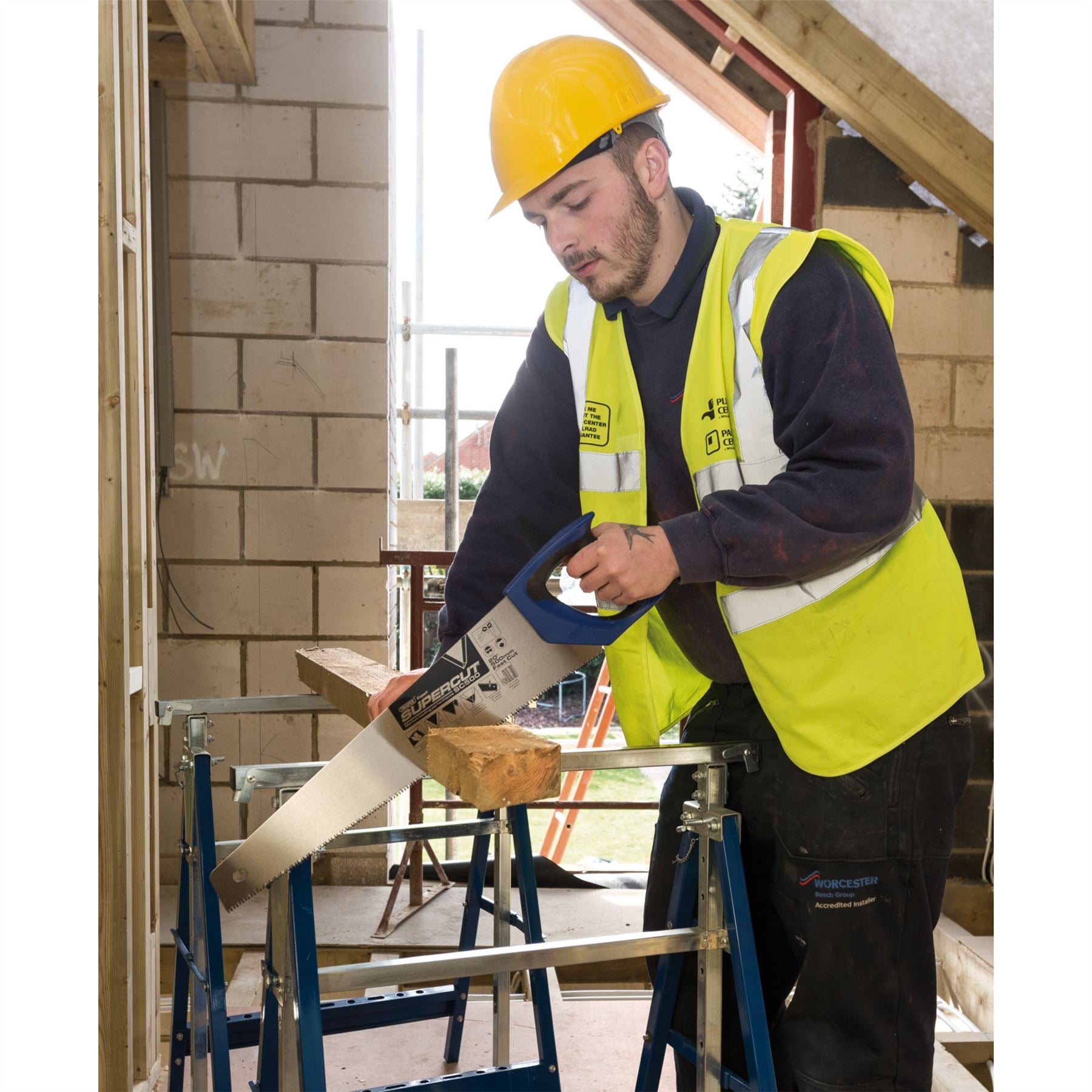 Draper 49290 Expert Supercut® Soft Grip Hardpoint Handsaw 500mm/20" 7tpi/8ppi Draper