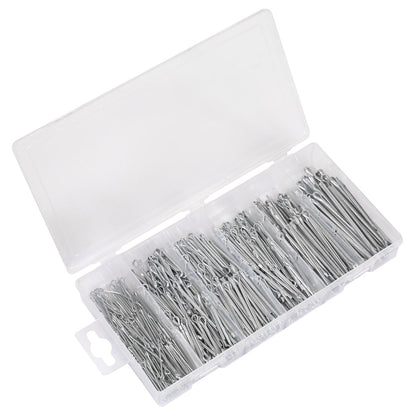 Sealey AB001SP Split Pin Assortment 555pc Small Sizes Metric & Imperial Sealey