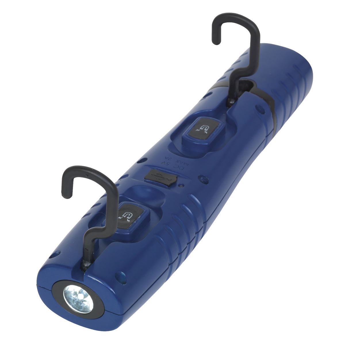 Sealey LED3602B Rechargeable 360° Inspection Light 4W & 3W SMD LED Blue Lithium-ion Sealey