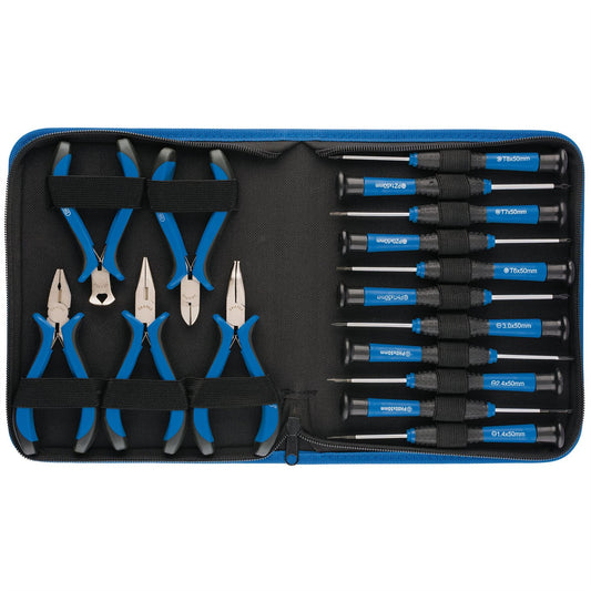 Draper 48958 Precision Pliers and Screwdriver Set 16 Piece Draper