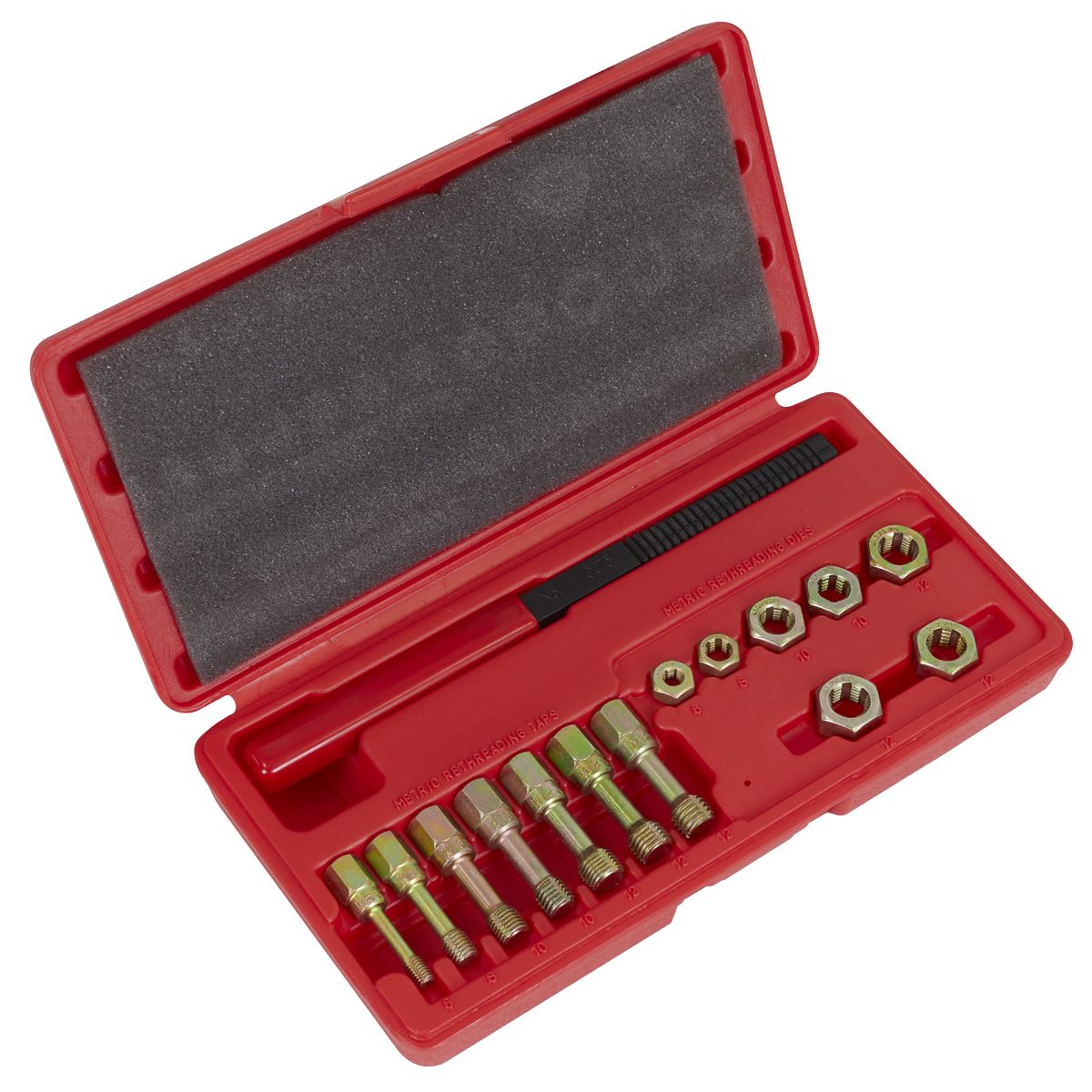 Sealey AK310 Re-Threader Kit 15pc Metric Sealey