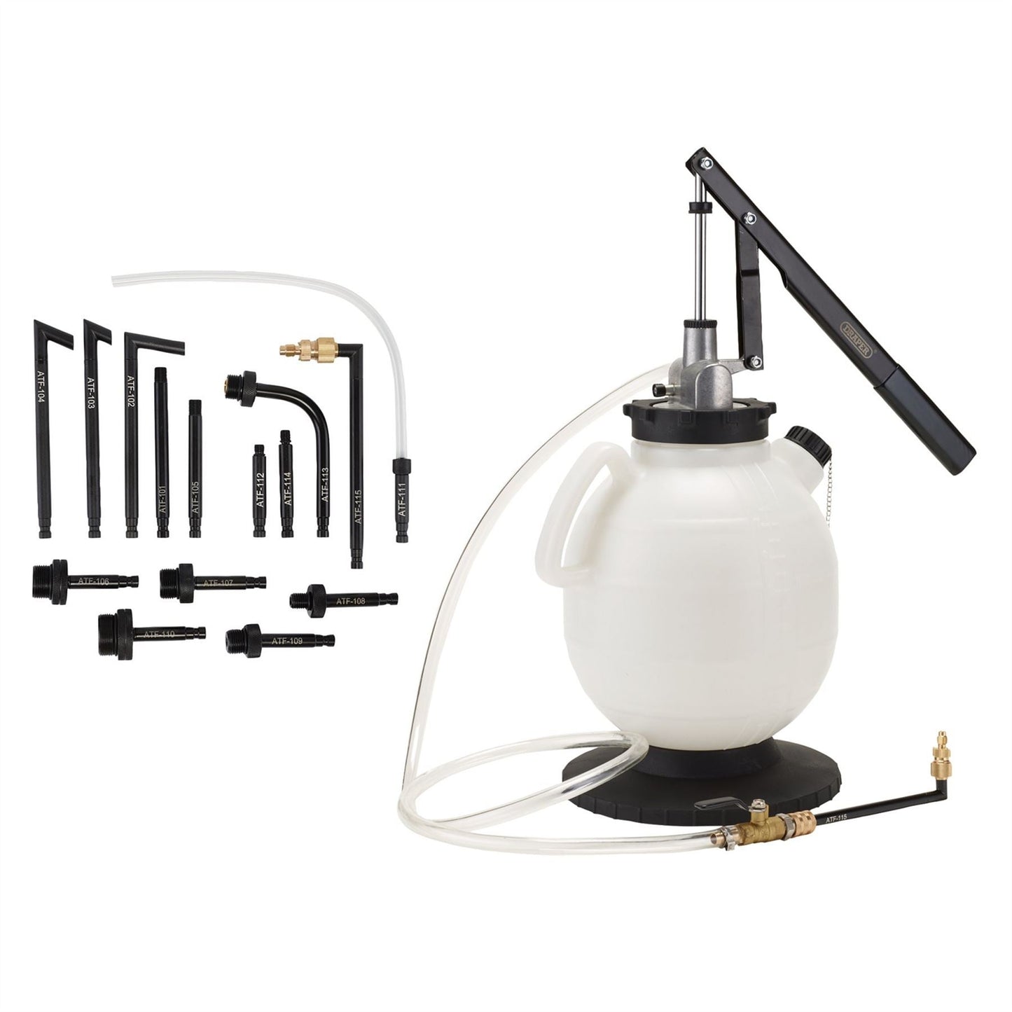 Draper 09441 Transmission and Engine Oil Filling System 7.5L 16 Piece Draper