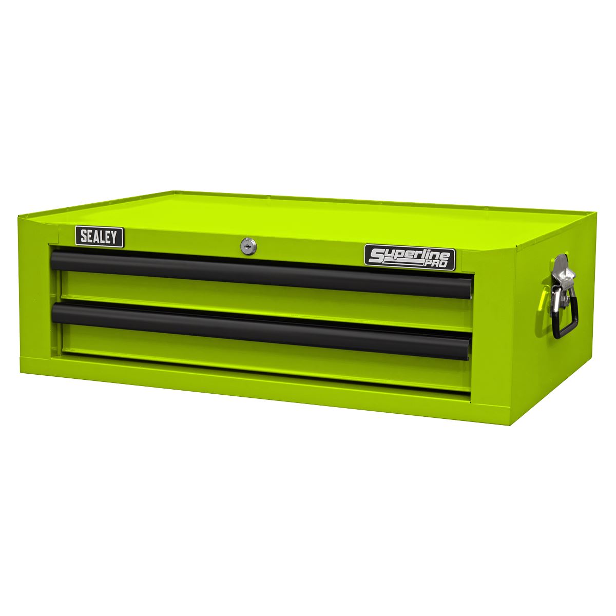 Sealey AP26029THV Mid-Box Tool Chest 2 Drawer with Ball-Bearing Slides - Green/Black Sealey